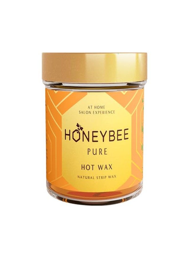 Honeybee Pure Hot Natural Strip Wax – Microwavable, Fragrance-free, Chemical-free, Allergen-free